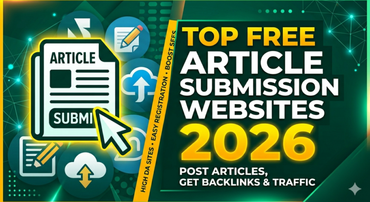 Top Free Article Submission Websites 2026 | Build High-Quality Backlinks Fast