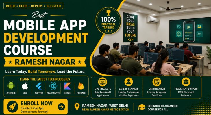 Best Mobile App Development Course Ramesh Nagar