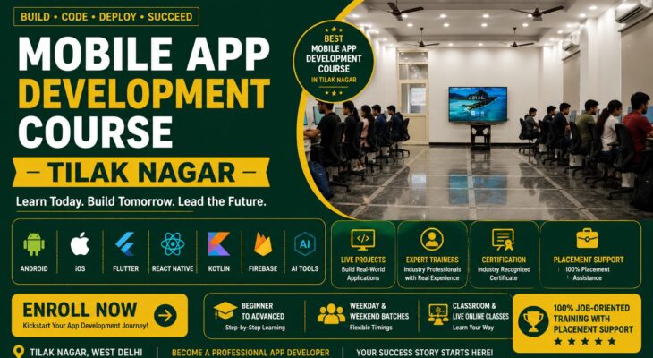 Mobile App Development Course Tilak Nagar