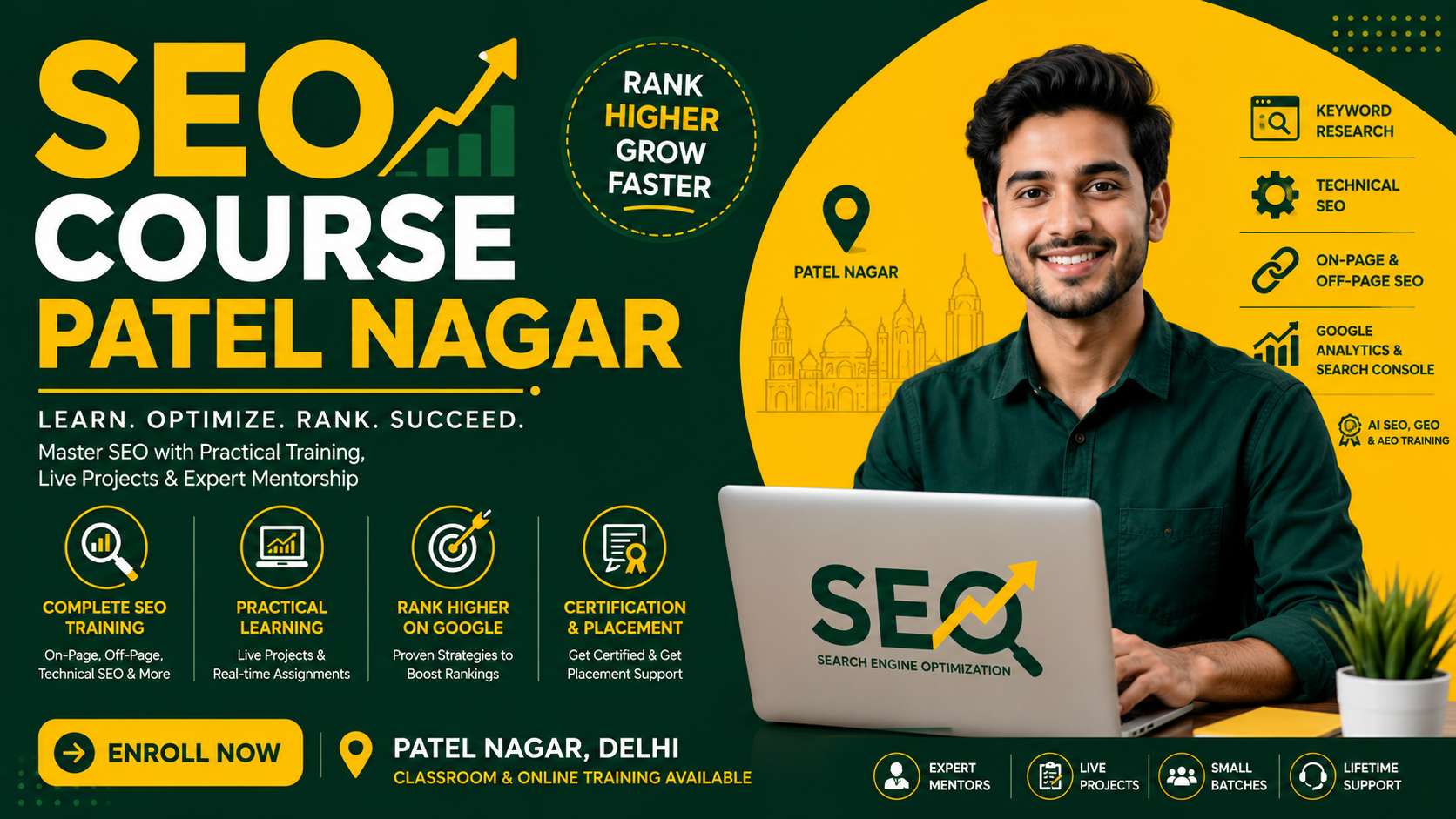 SEO Course Patel Nagar — A Real Career, Not Just a Certificate
