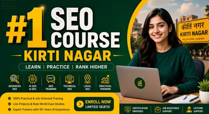#1 SEO Course Kirti Nagar | Advanced AI SEO, GEO & AEO Training