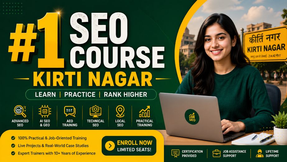 Best SEO Course Kirti Nagar | Learn AI SEO , GEO , AEO , Google AI Overview
