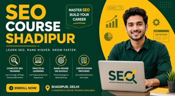 #1 SEO Course Shadipur – Learn AI SEO, GEO, AEO & Advanced Digital Marketing
