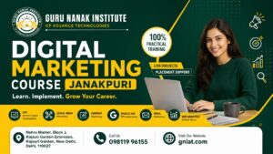 Digital Marketing Course Janakpuri | Live Training | 100% Placement Support