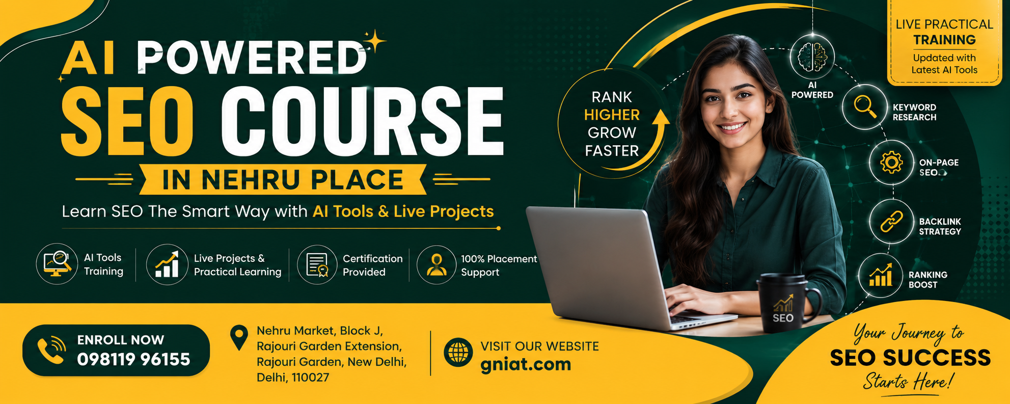 Master AI Powered SEO Course In Nehru Place | 100% Placement Support | GNIAT