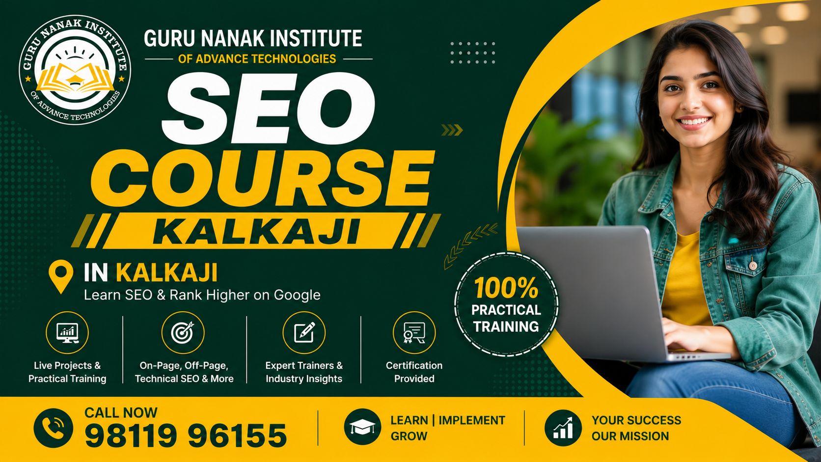 Master AI Powered SEO Course In Kalkaji | Live Practical Training | GNIAT
