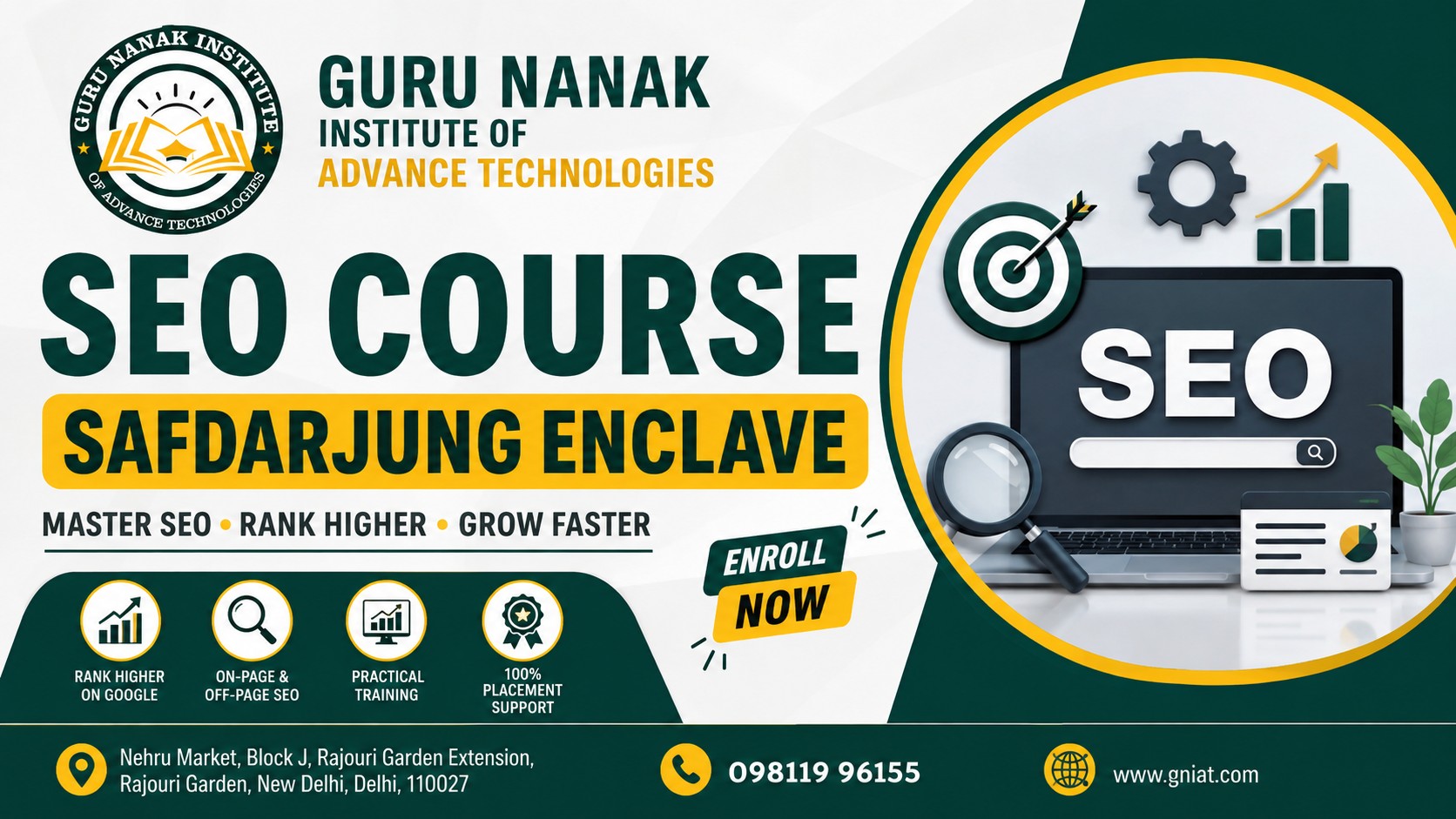 We Teach You How To Rank Your Website | SEO Course Safdarjung Enclave