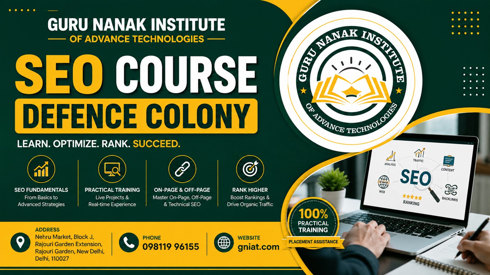 Master AI Powered SEO Course In Defence Colony | 100% Live Practical Training