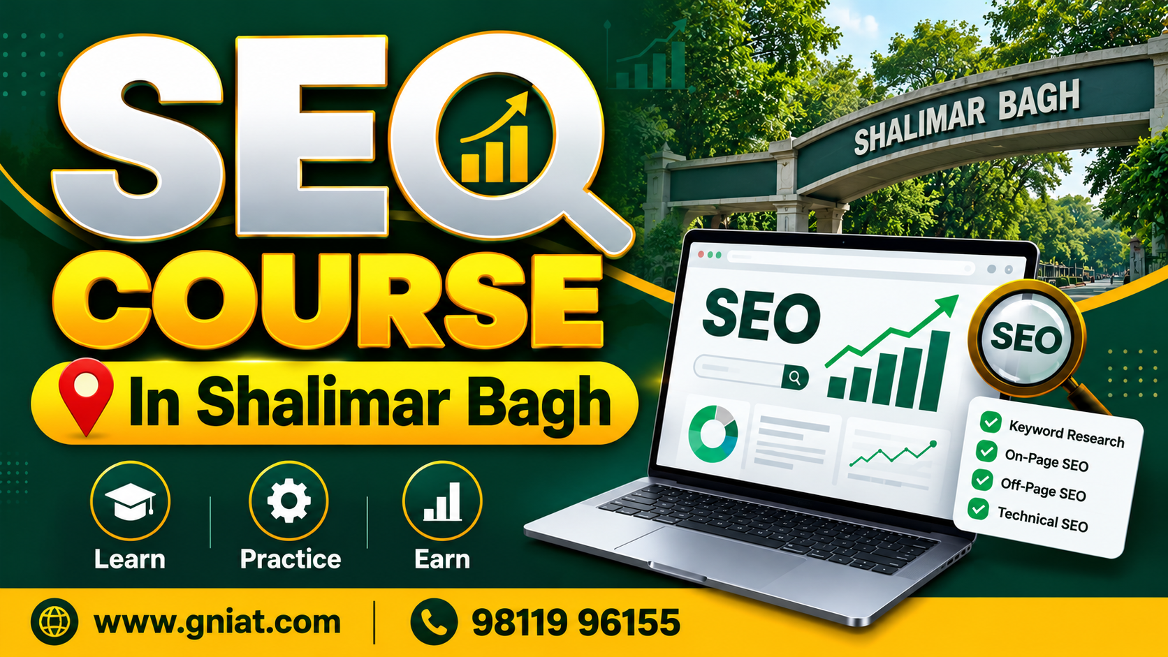 Top Rated SEO Course In Shalimar Bagh | Learn AI SEO , GEO , SXO – Enroll Now